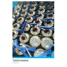 304L / 316L Lever Welding Stainless Steel Sanitaire Butterfly Valve